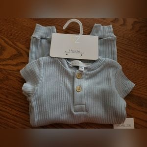 (3 Piece Set); bodysuit, pant, hat; RZ BABY by Rachel Zoe